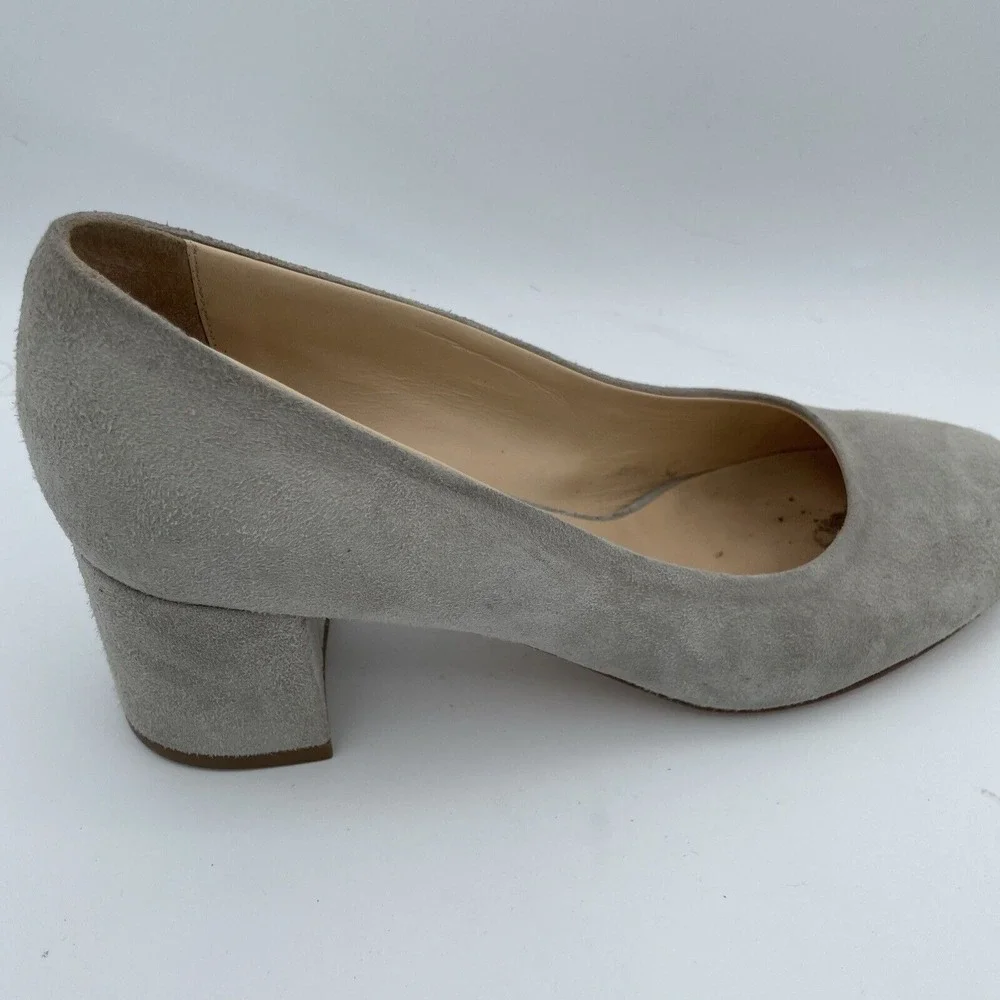 Cordani Size EU 37 US 6.5 -7 Handmade Italy Corda‎ Suede Leather Gray Pump Shoes